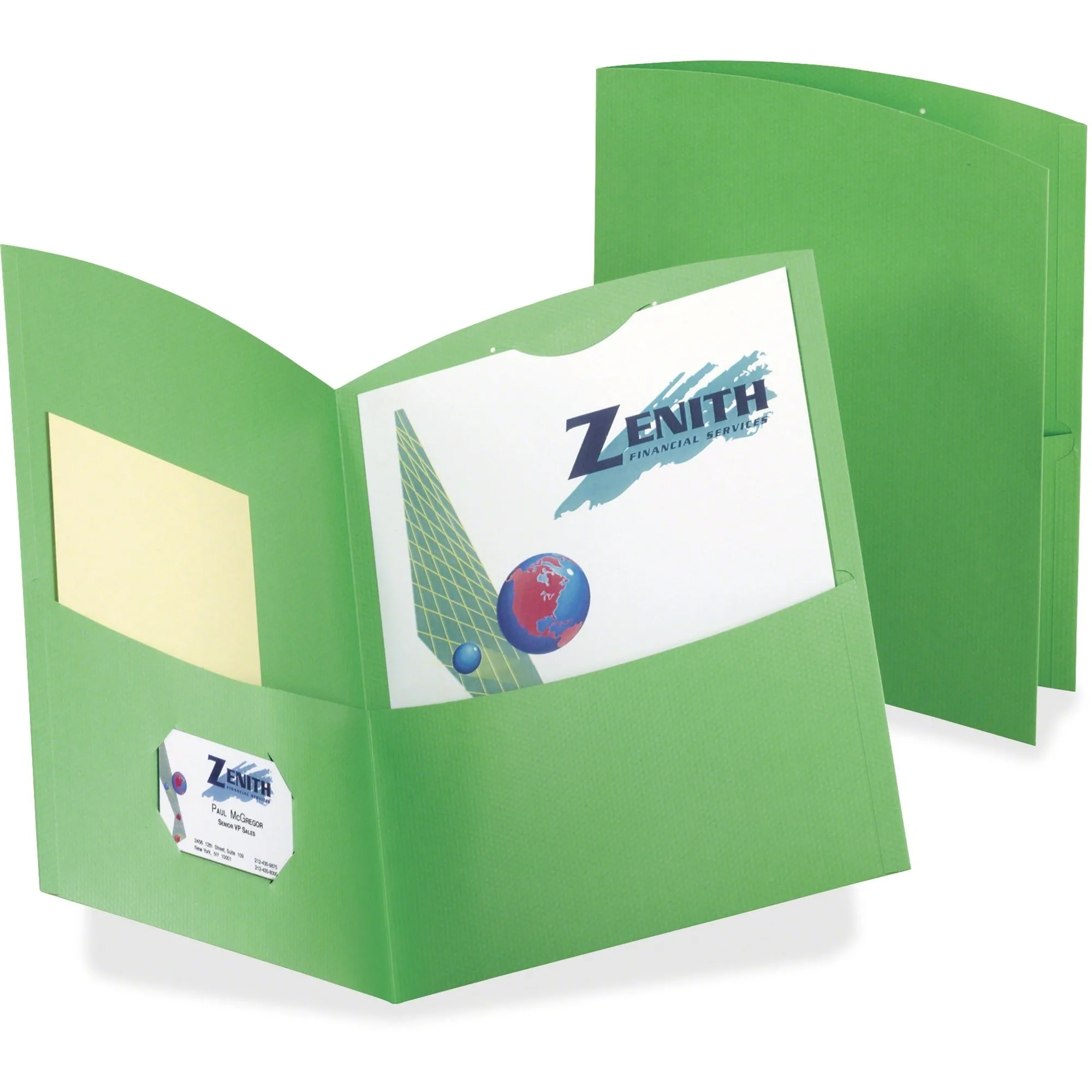 TOPS Contour Letter Recycled Pocket Folder