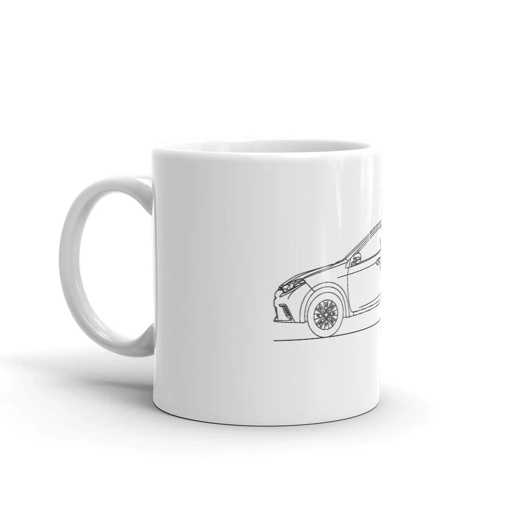 Toyota Corolla E170 Outline Mug