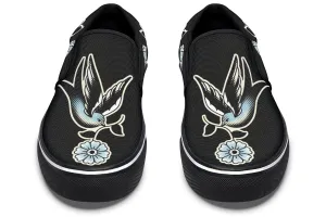 Traditional Swallow Slip On Shoes