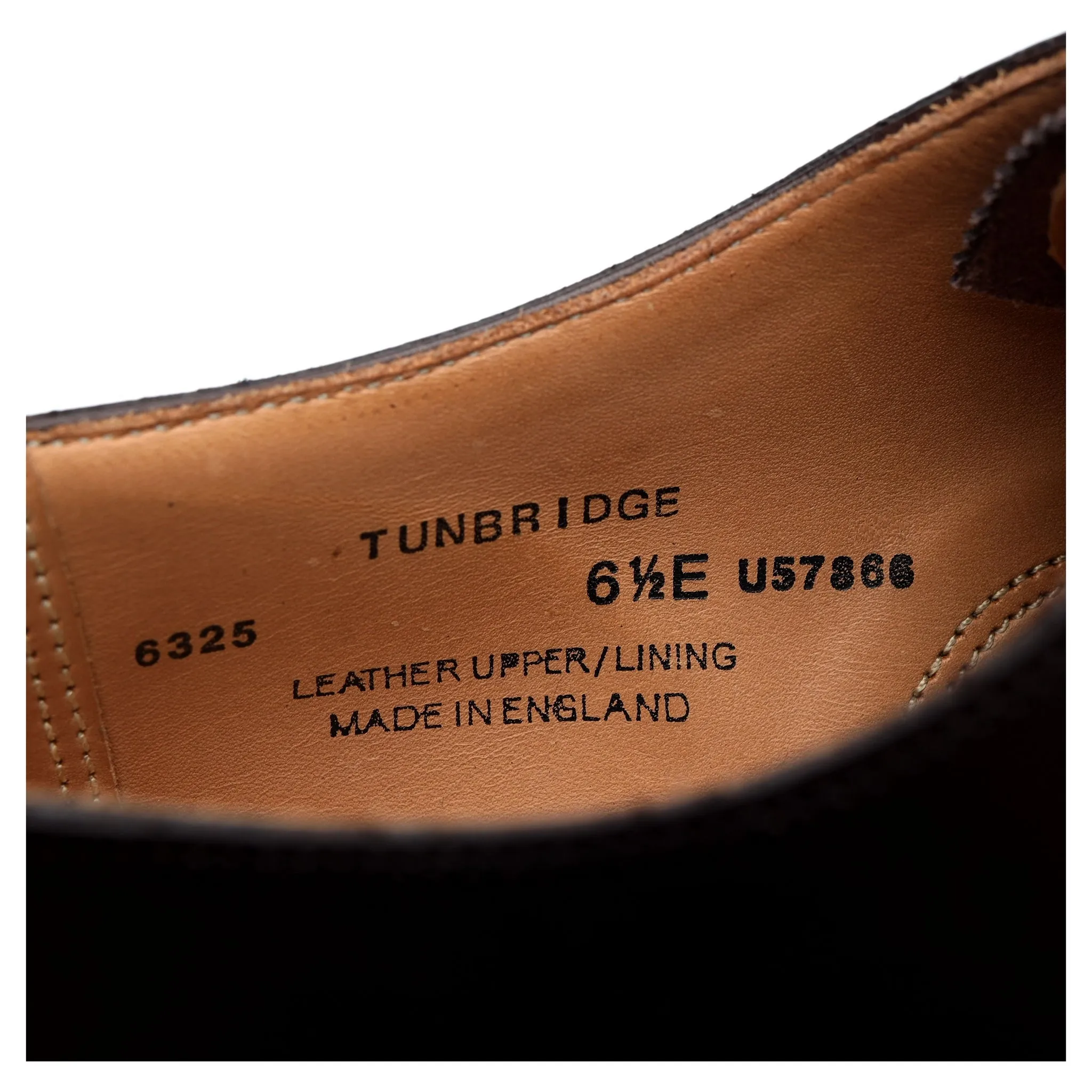 'Tunbridge' Dark Brown Leather Oxford UK 6.5 E