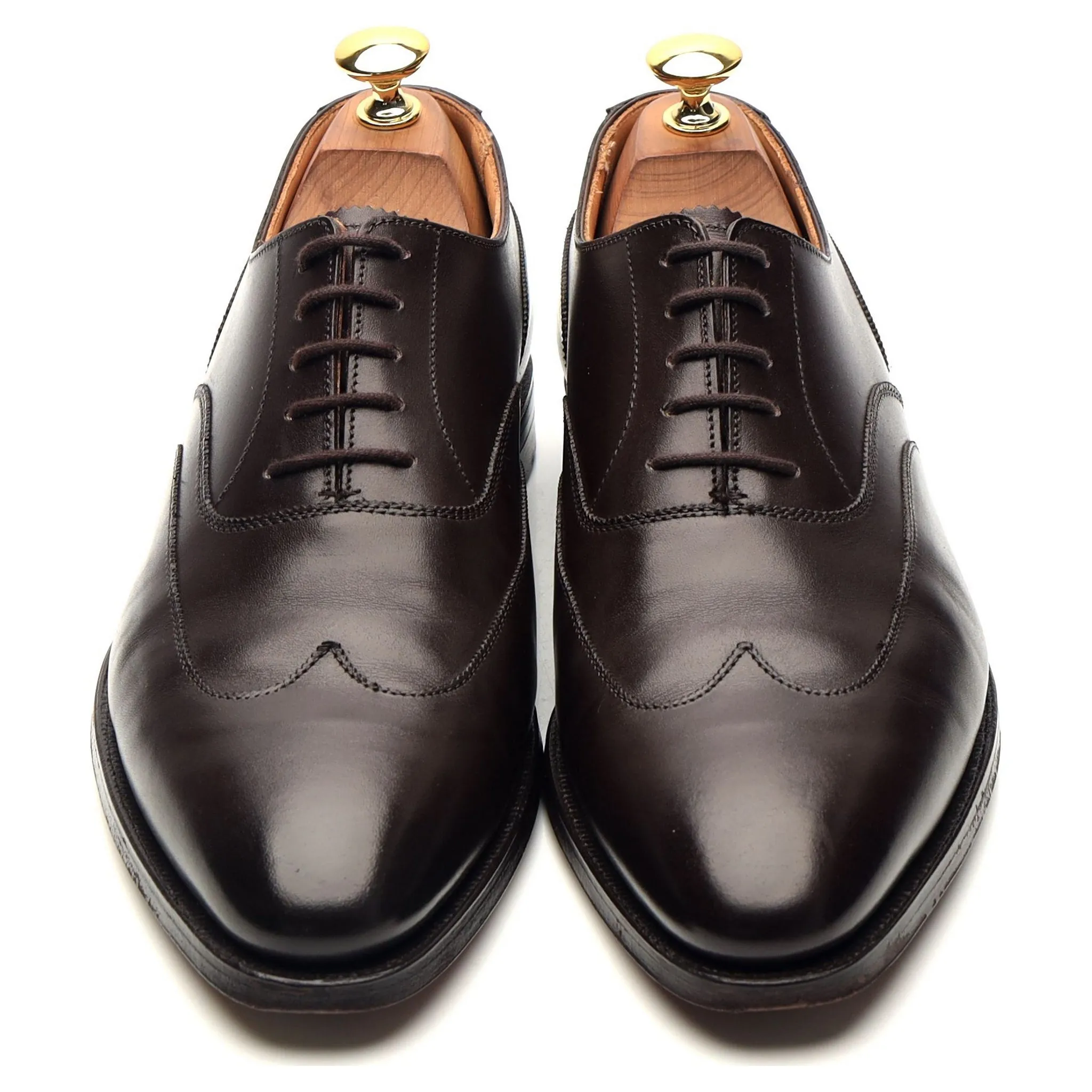 'Tunbridge' Dark Brown Leather Oxford UK 6.5 E