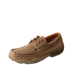 Twisted X - Mens Driving Mocs Boat Shoe Lace Up