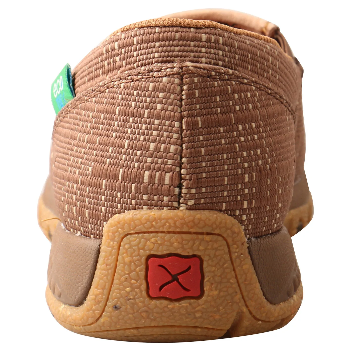 Twisted X Women's Woven Brown and Coffee Slip-on Driving Moc