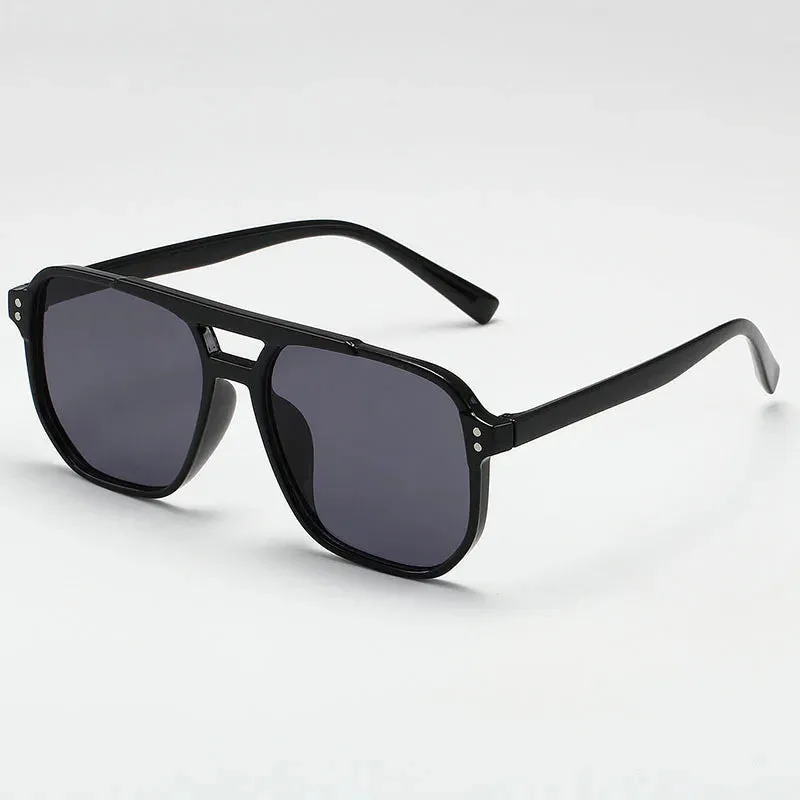 Unisex Polycarbonate UV400 Square Shades Sunglasses