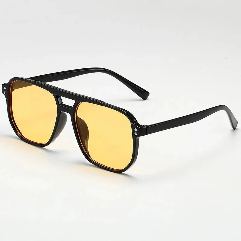 Unisex Polycarbonate UV400 Square Shades Sunglasses