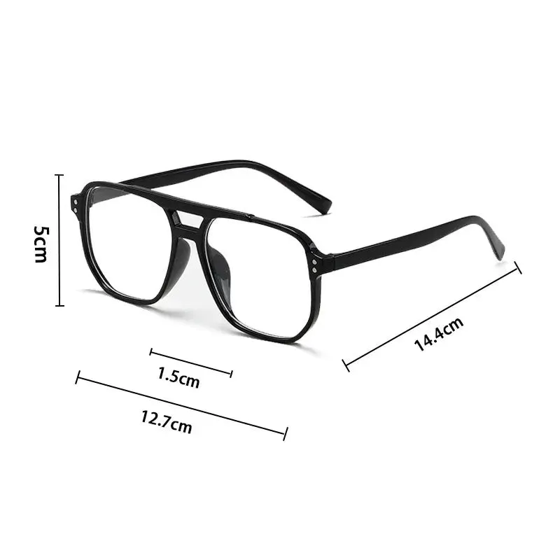 Unisex Polycarbonate UV400 Square Shades Sunglasses