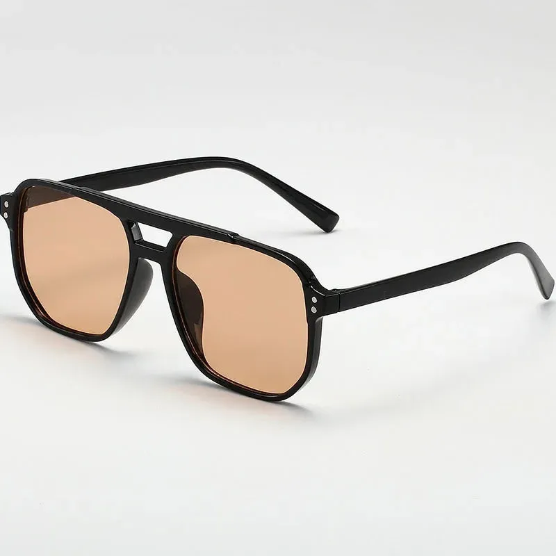 Unisex Polycarbonate UV400 Square Shades Sunglasses