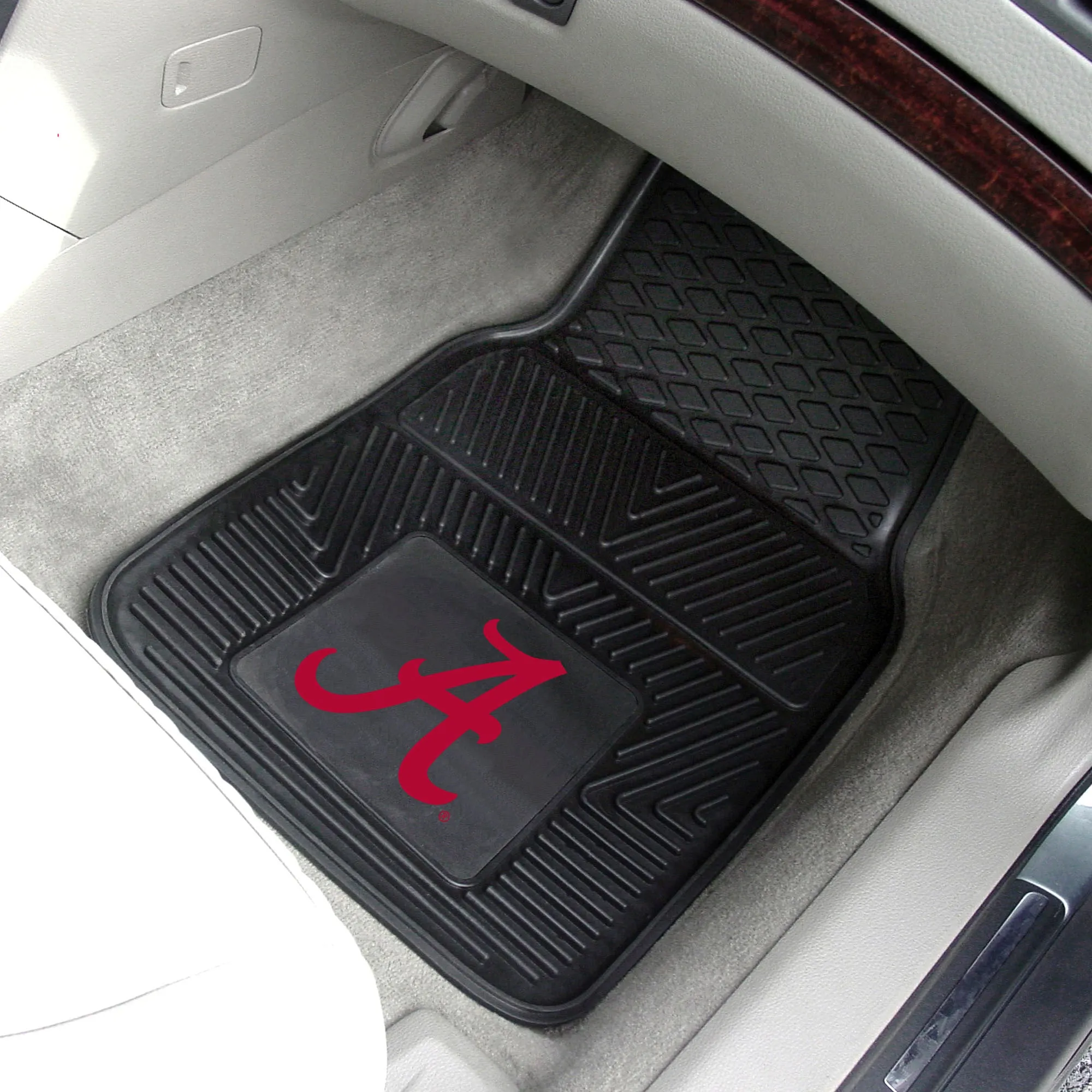 University of Alabama 2-pc Vinyl Car Mat Set