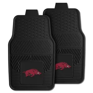 University of Arkansas 2-pc Vinyl Car Mat Set
