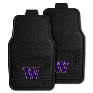 University of Washington 2-pc Vinyl Car Mat Set
