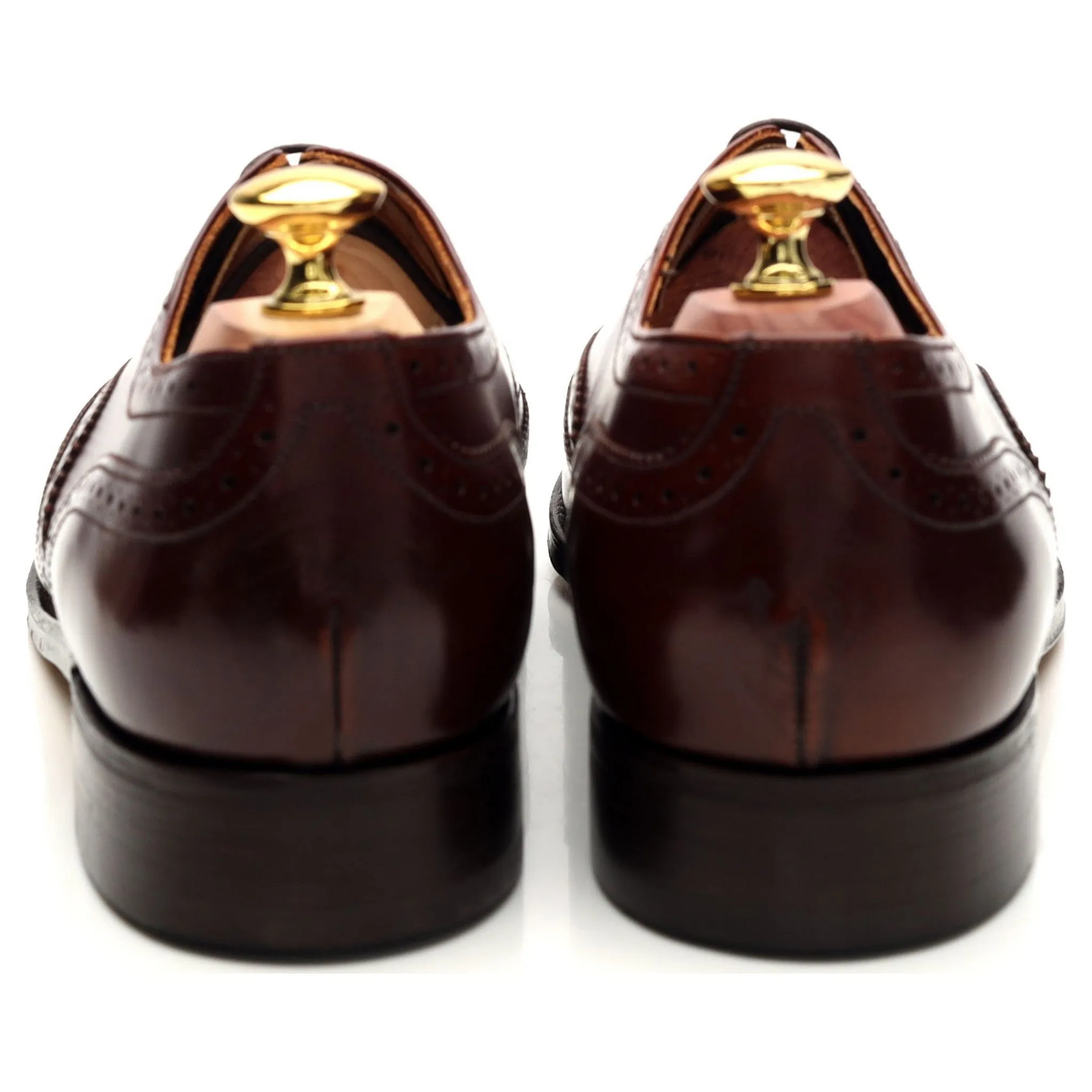 Vintage Brown Leather Oxford Brogue UK 7 EE