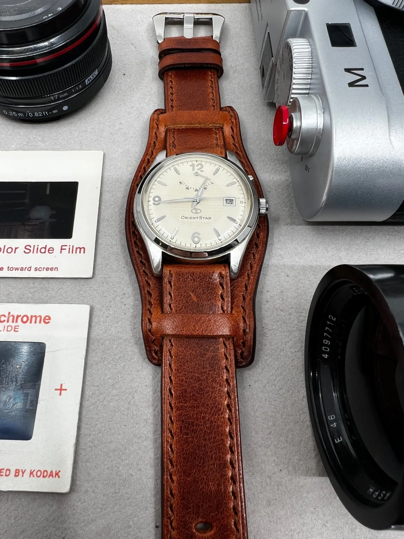 Vintage Brown Leather Watch Strap 19mm 20mm 21mm 22mm with Cuff base, Leather Bund Strap, Handmade Watch Band, Birthday or Anniversary Gift Ideas