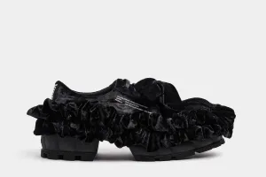 Virón MONARCH SHOE BLACK VELVET