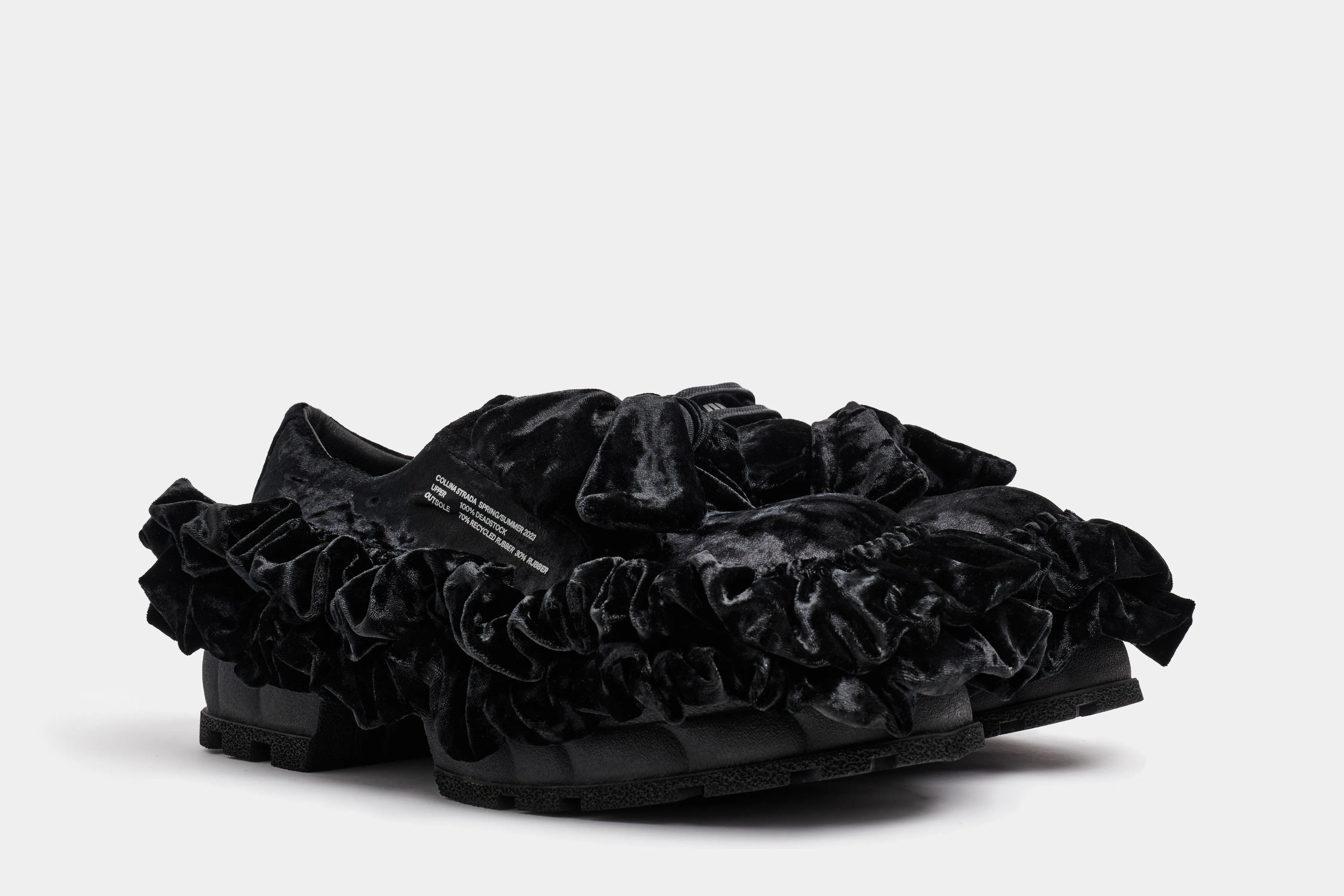 Virón MONARCH SHOE BLACK VELVET