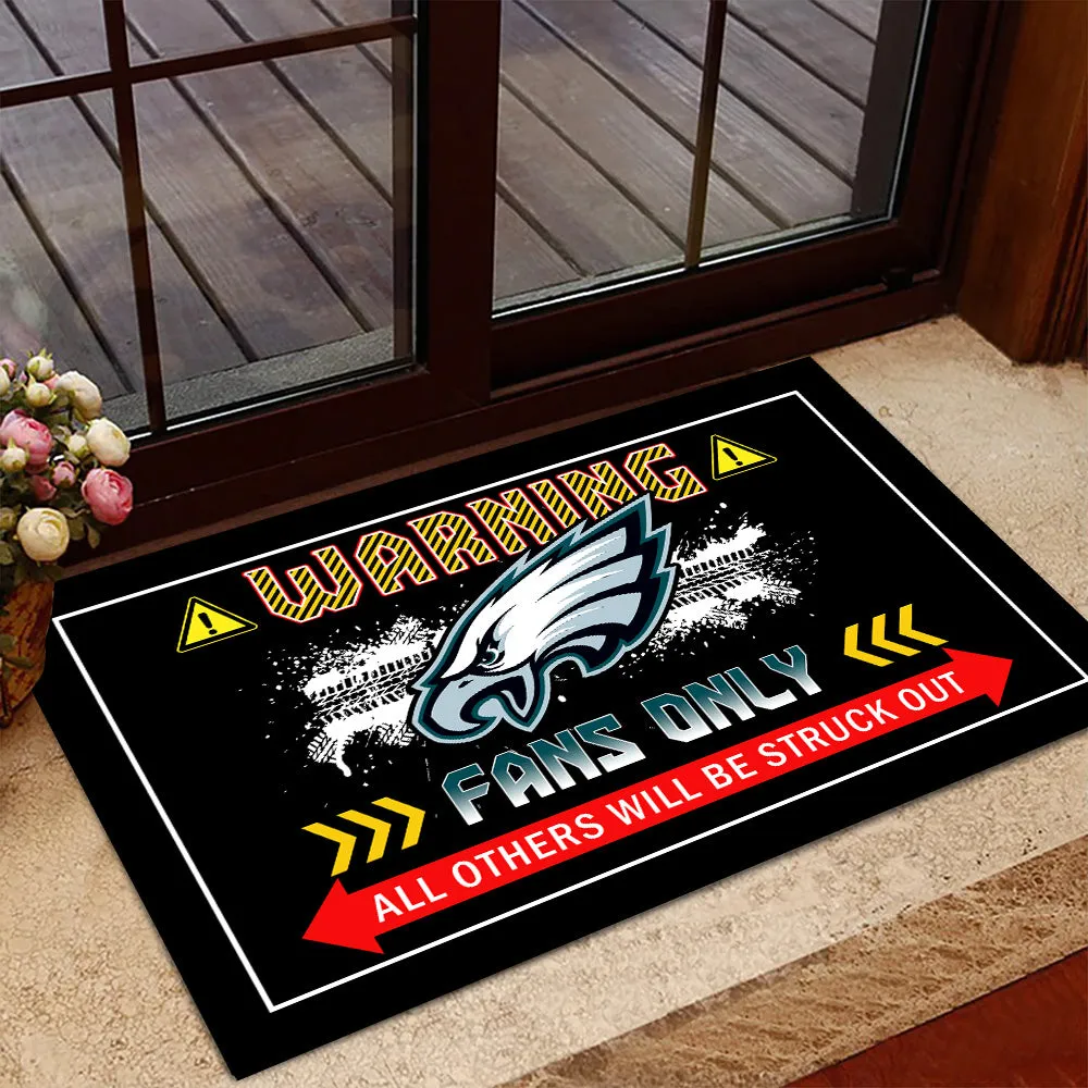 Warning Fans Only Doormat - Anti Slip Indoor Doormat - PLDPAEG