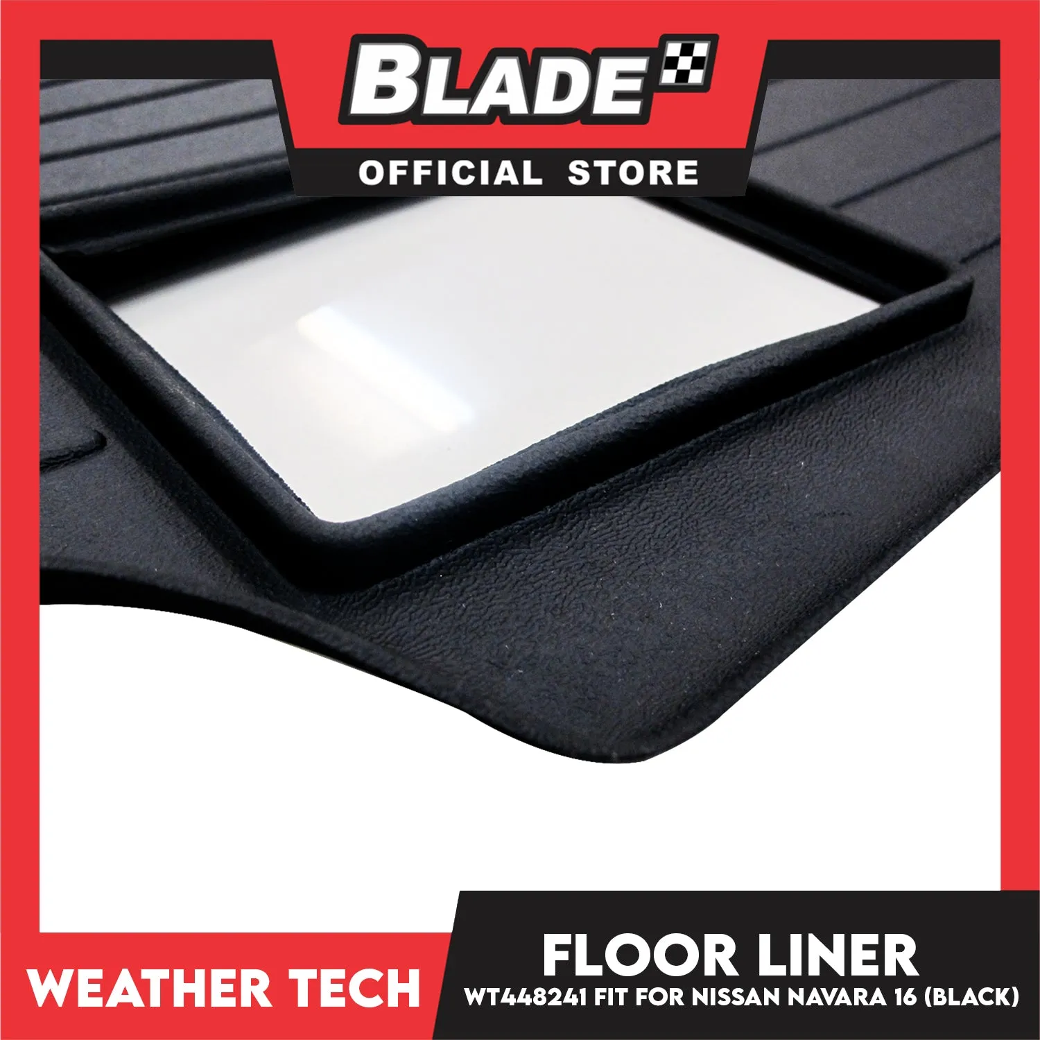 WeatherTech Floor Liner WT448241 (Black) Fit for Nissan Navara 2016