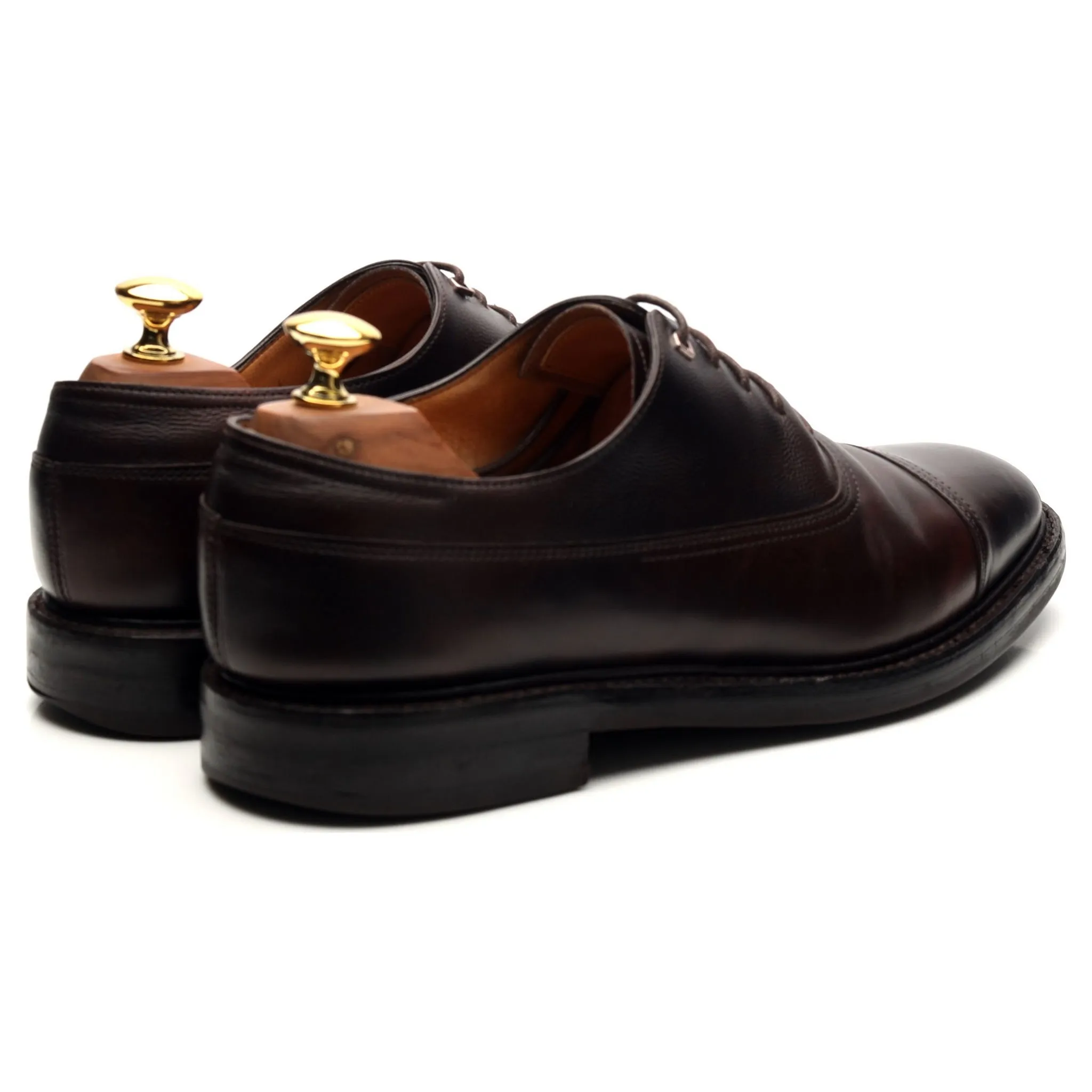 'Weir' Burgundy Museum Leather Oxford UK 6.5 E