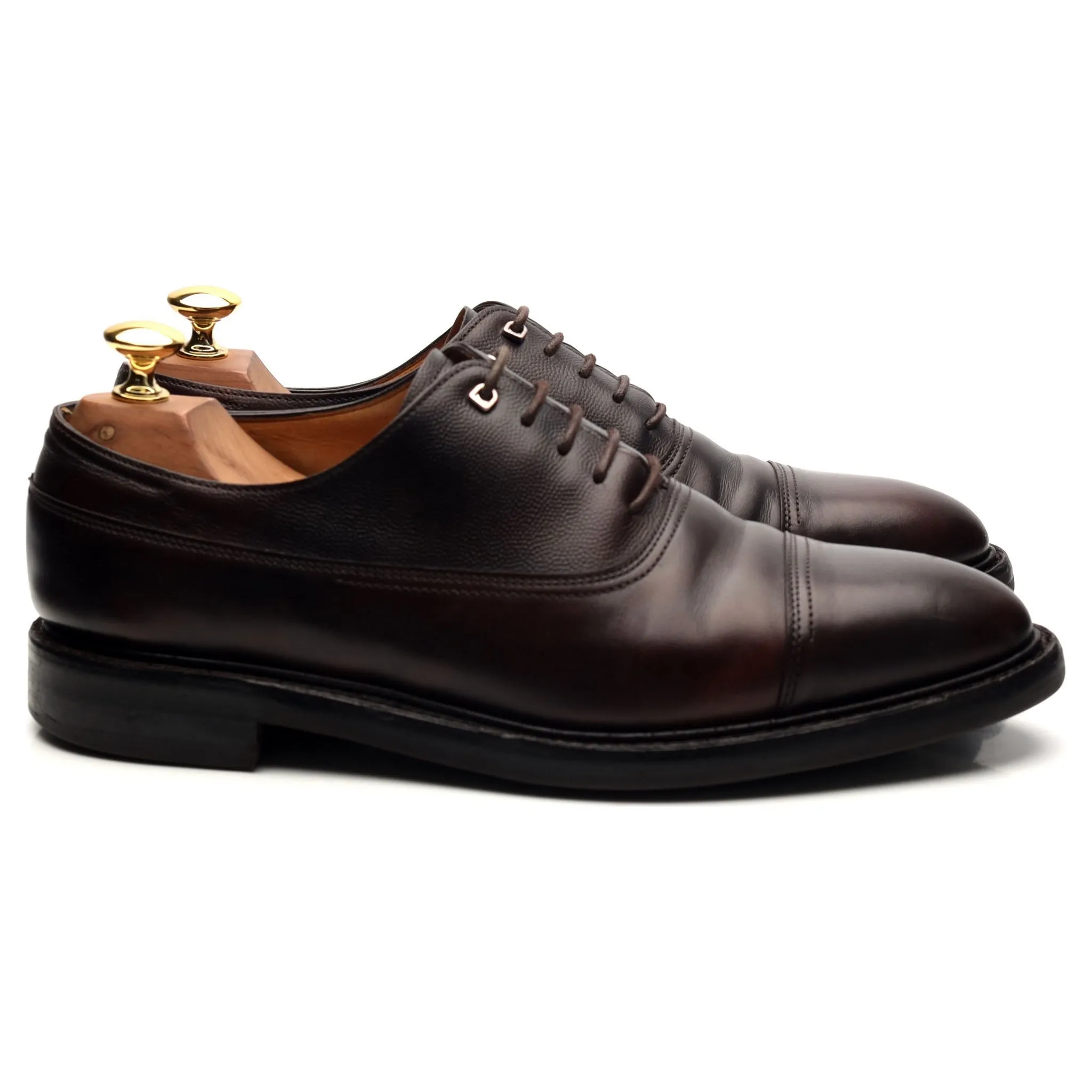 'Weir' Burgundy Museum Leather Oxford UK 6.5 E