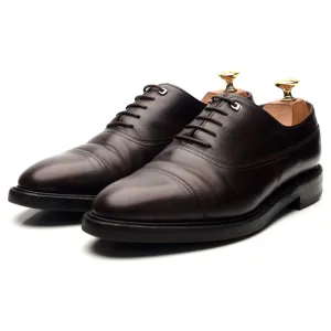 'Weir' Burgundy Museum Leather Oxford UK 6.5 E