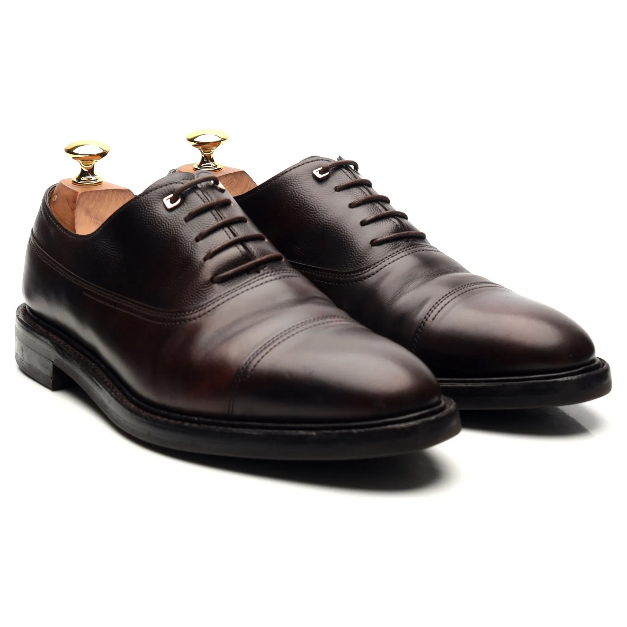 'Weir' Burgundy Museum Leather Oxford UK 6.5 E