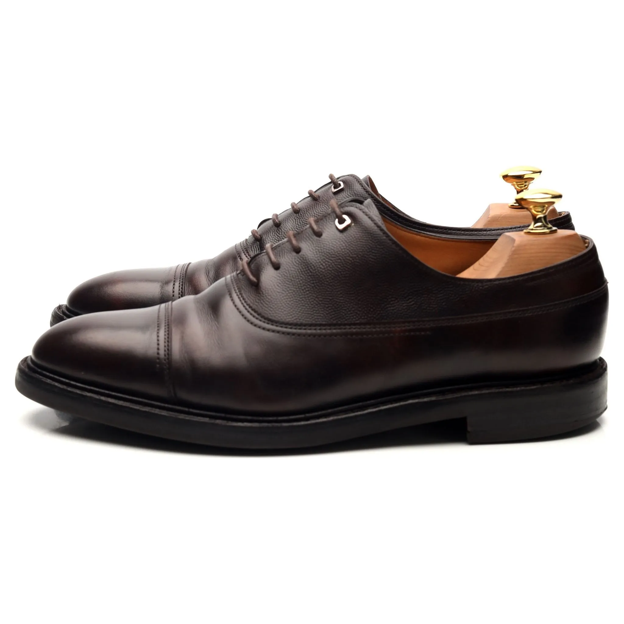 'Weir' Burgundy Museum Leather Oxford UK 6.5 E