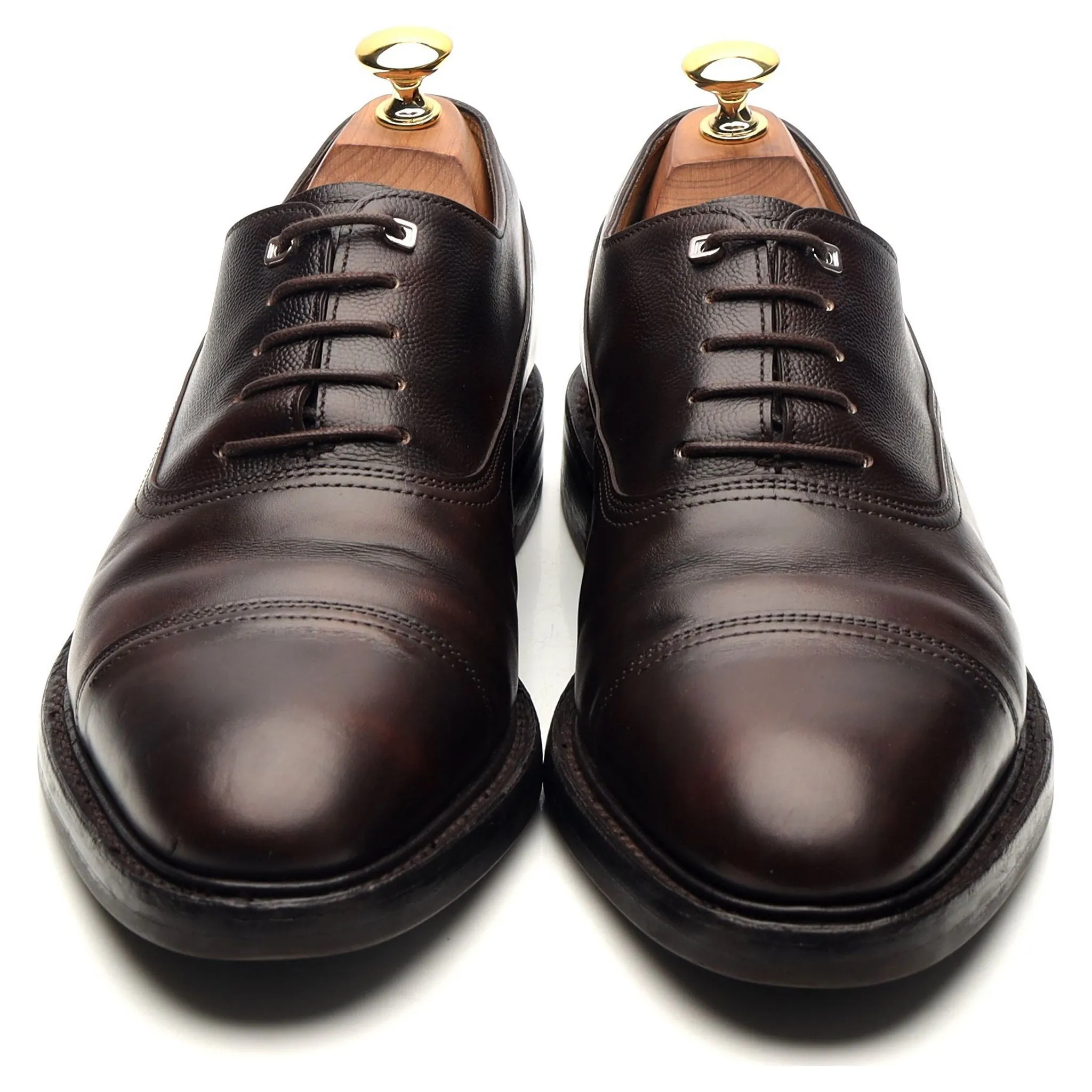 'Weir' Burgundy Museum Leather Oxford UK 6.5 E