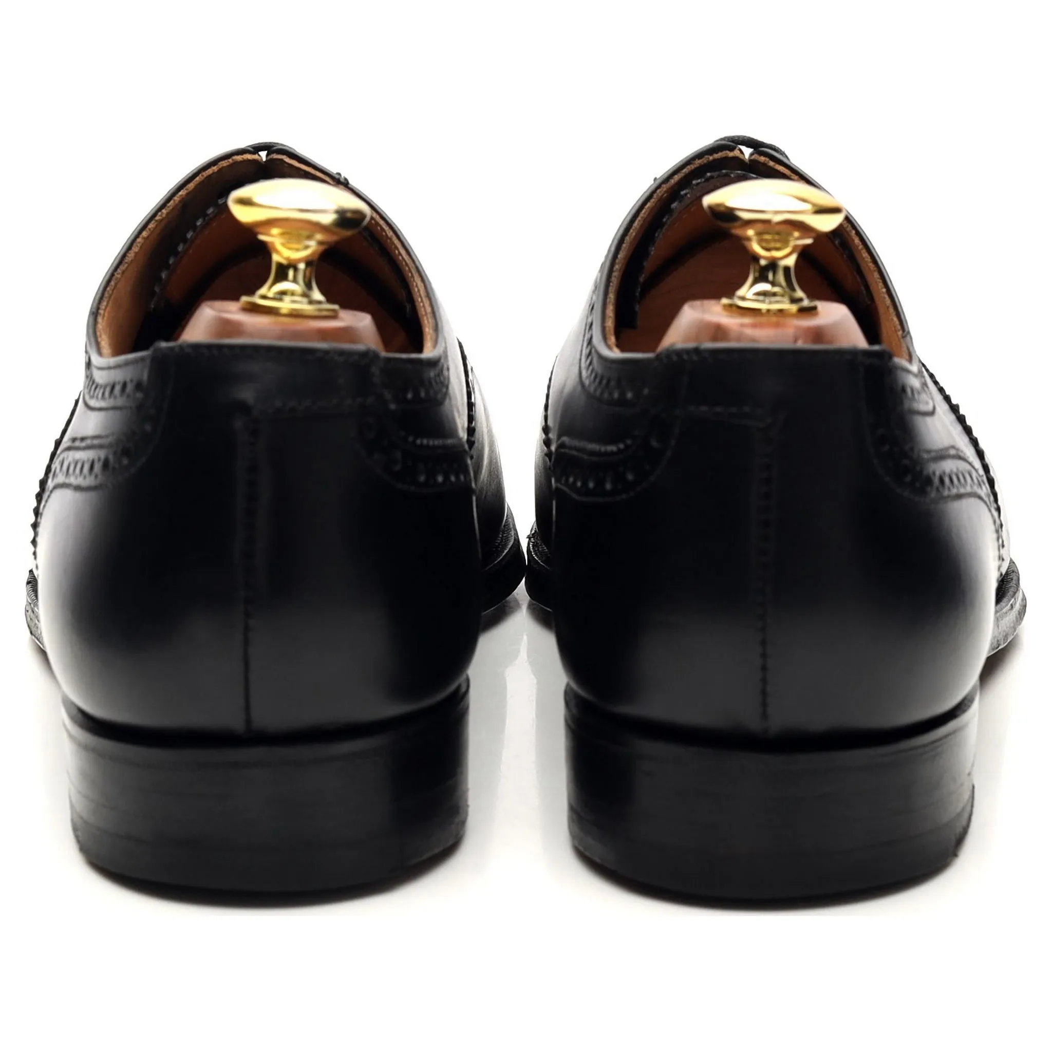'Westfield' Black Leather Oxford Brogue UK 8 E