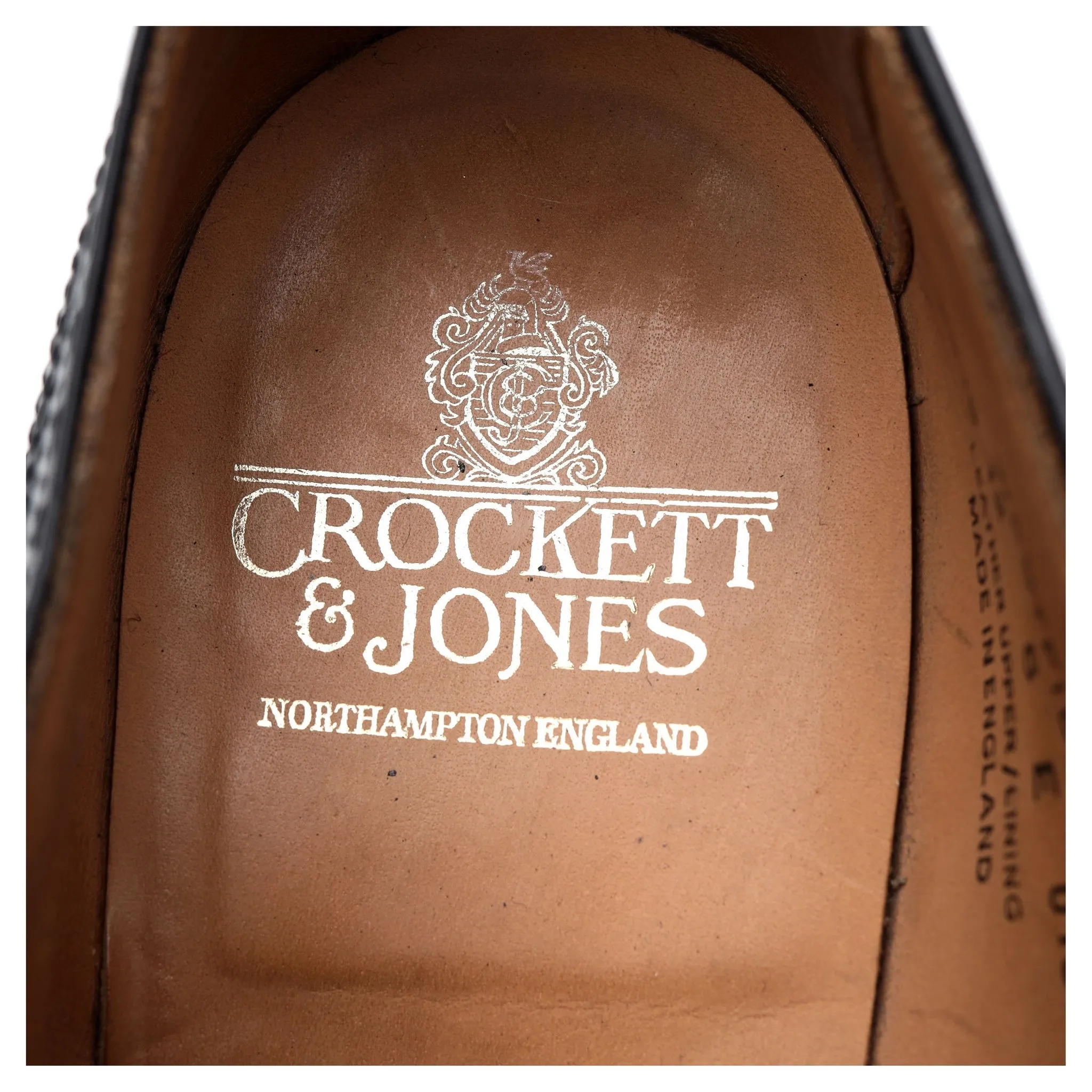 'Westfield' Black Leather Oxford Brogue UK 8 E