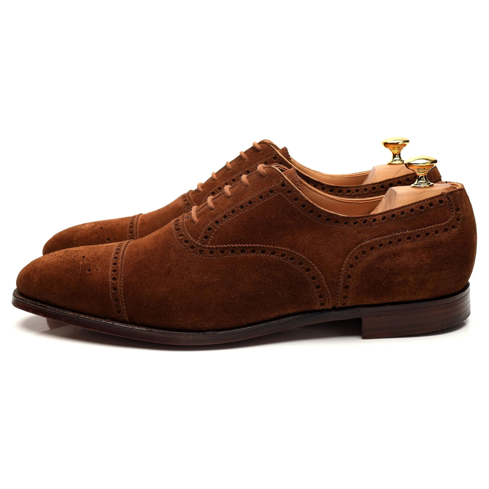 'Westfield' Brown Suede Oxford Brogue UK 12 E
