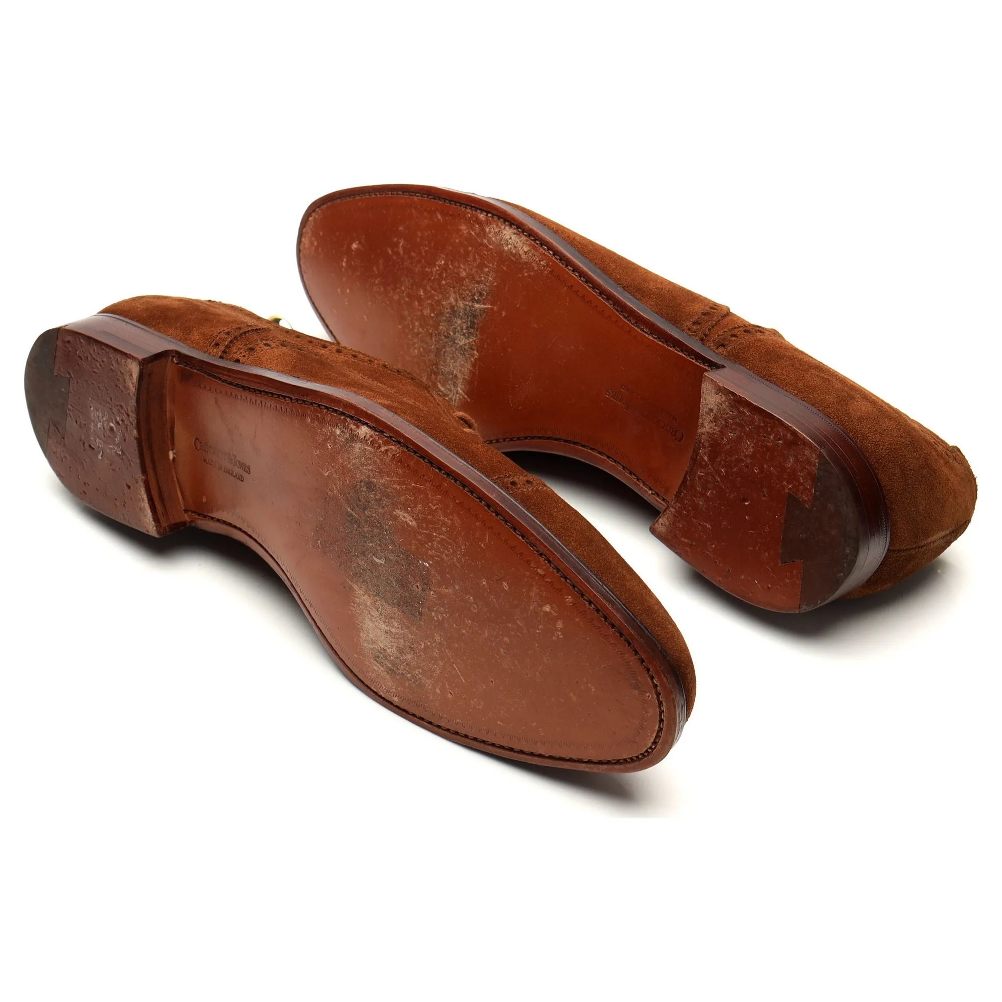 'Westfield' Brown Suede Oxford Brogue UK 12 E