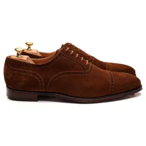 'Westfield' Brown Suede Oxford Brogue UK 12 E