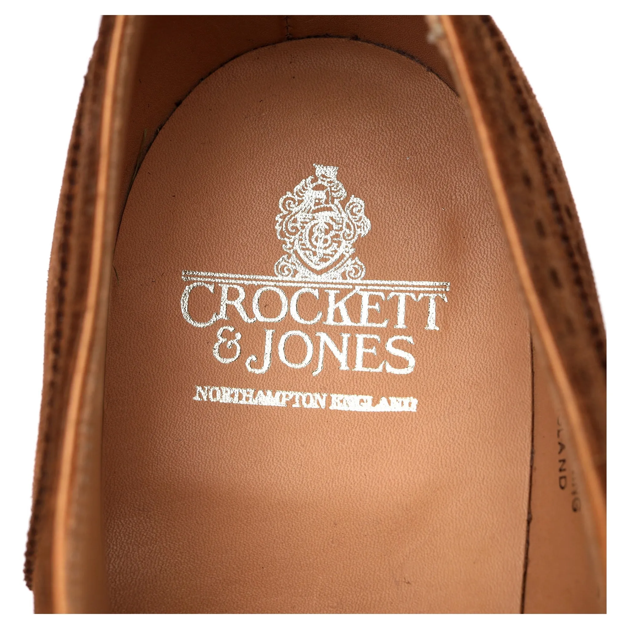 'Westfield' Brown Suede Oxford Brogue UK 12 E