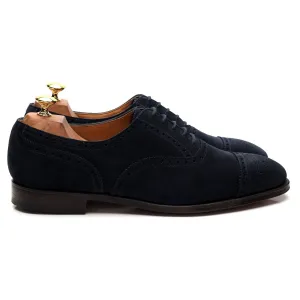 'Westfield' Navy Blue Suede Oxford Brogue UK 10 E