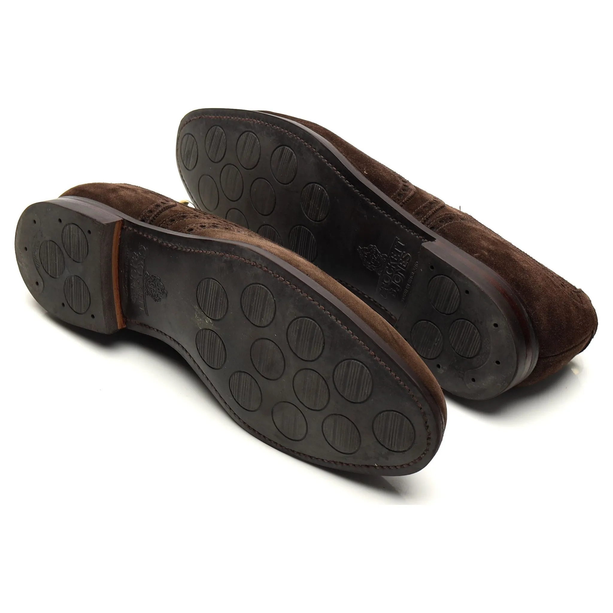 'Westgate 2' Dark Brown Suede Oxford Brogue UK 8 E
