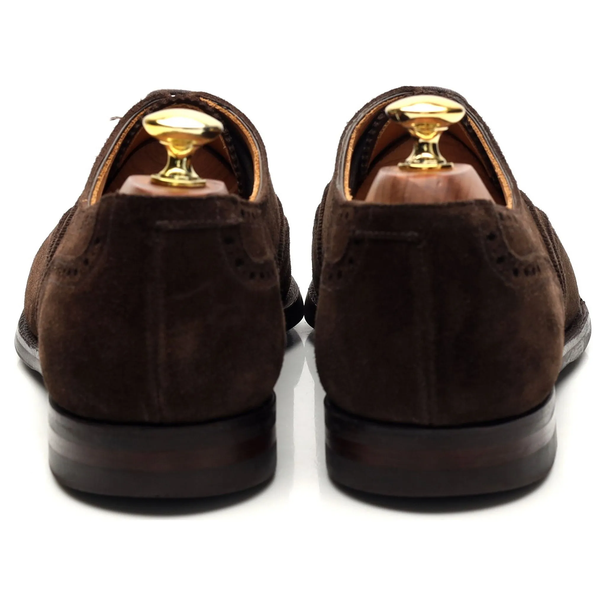 'Westgate 2' Dark Brown Suede Oxford Brogue UK 8 E