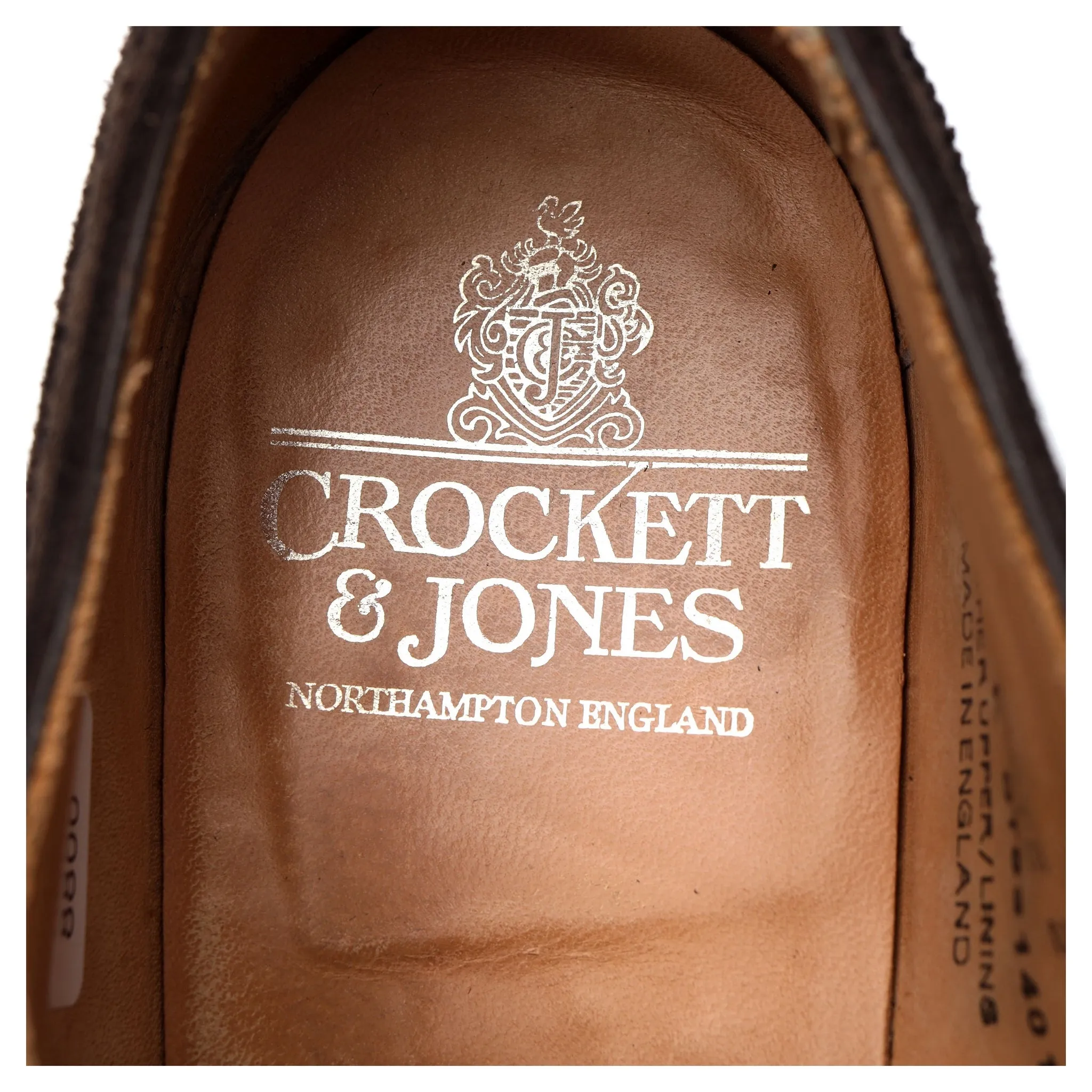 'Westgate 2' Dark Brown Suede Oxford Brogue UK 8 E