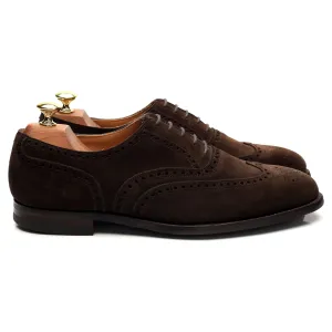 'Westgate 2' Dark Brown Suede Oxford Brogue UK 8 E