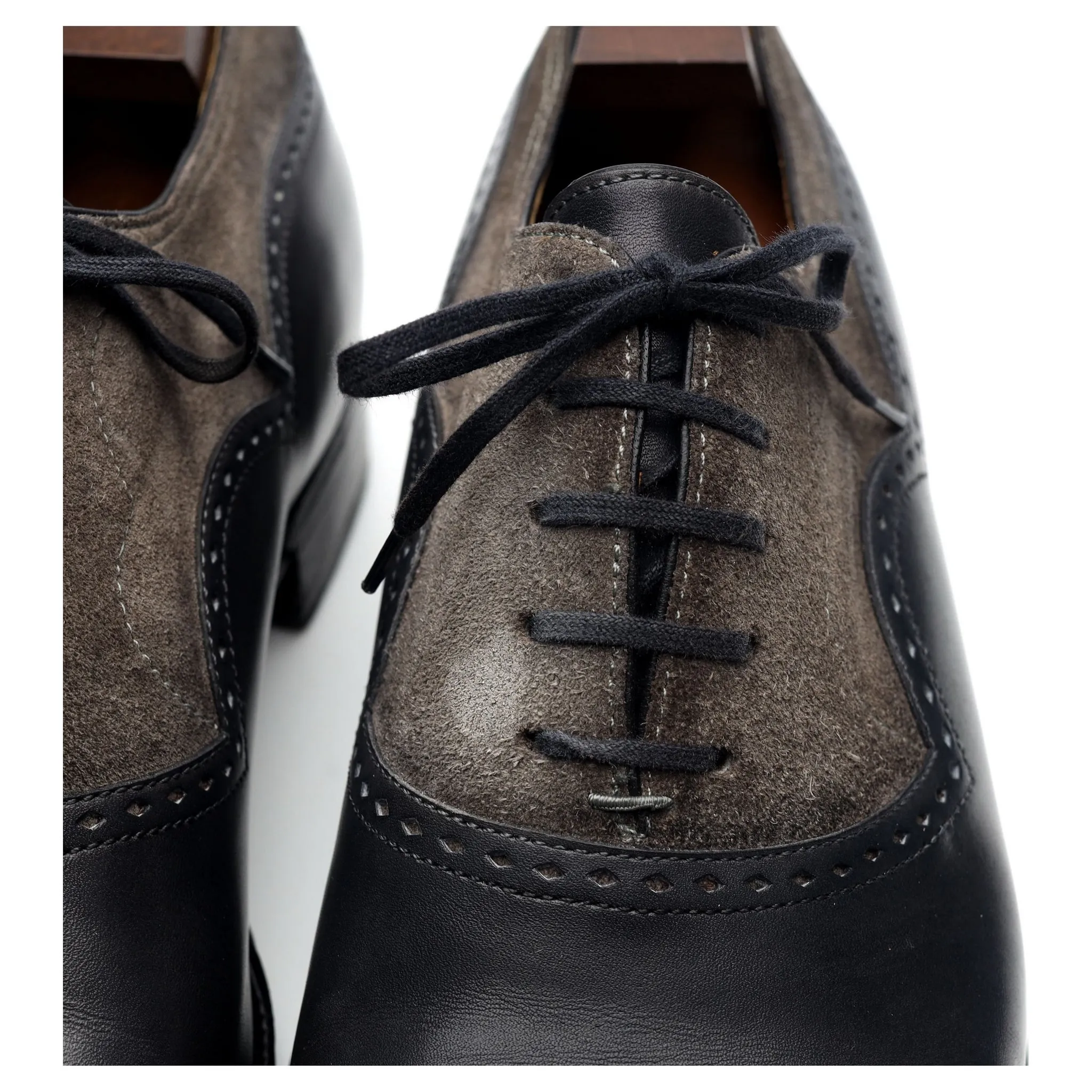 'Wilfrid' Blue Leather Oxford UK 5.5