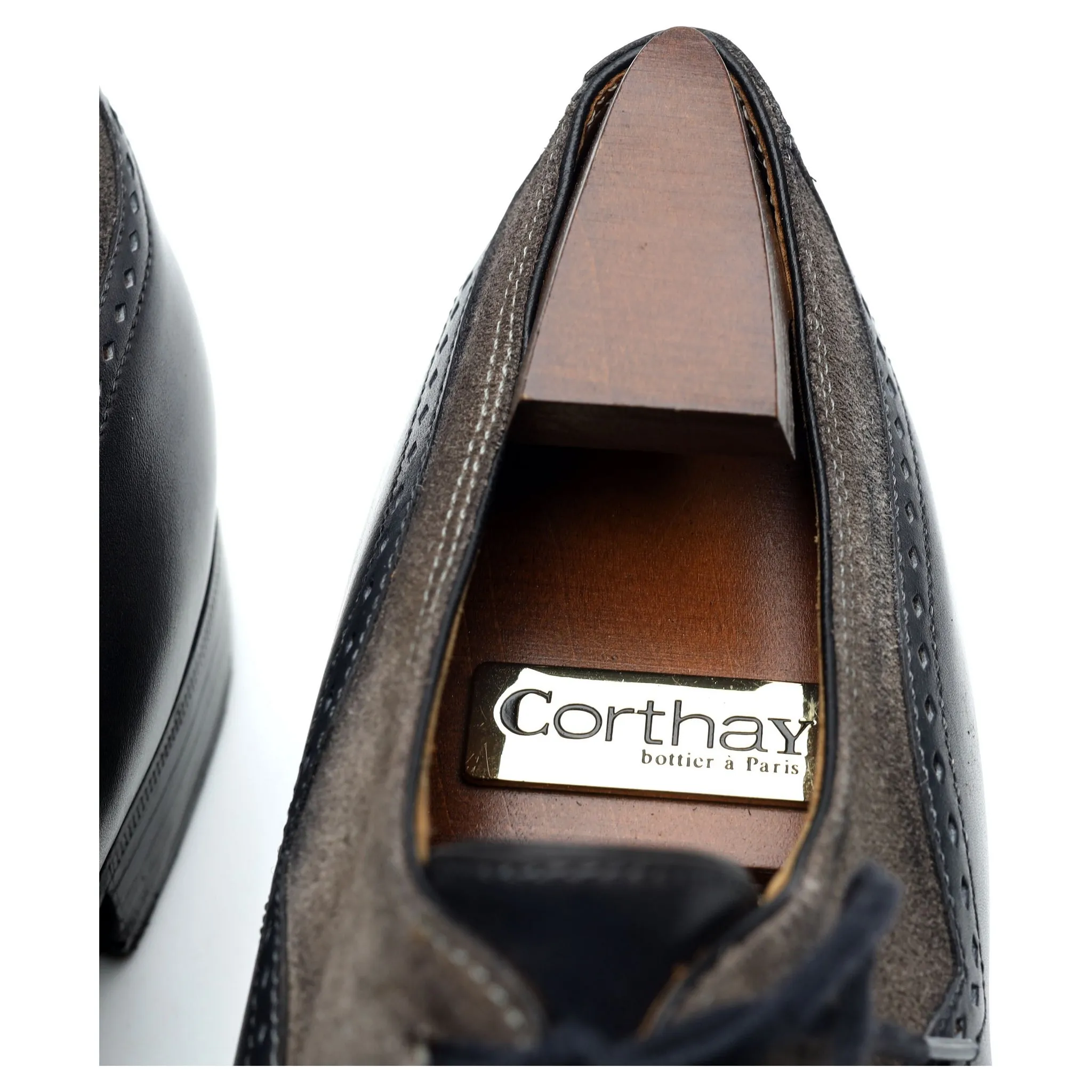 'Wilfrid' Blue Leather Oxford UK 5.5