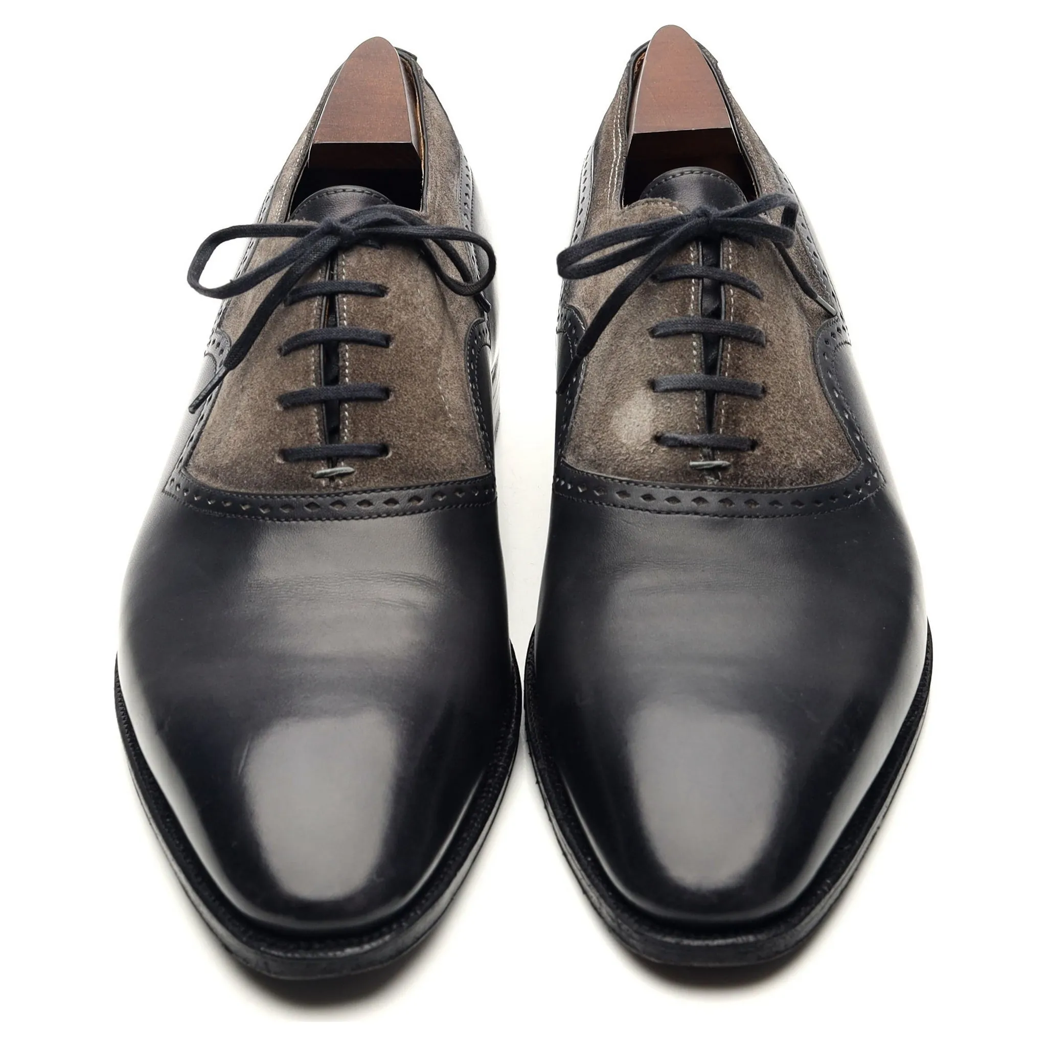 'Wilfrid' Blue Leather Oxford UK 5.5