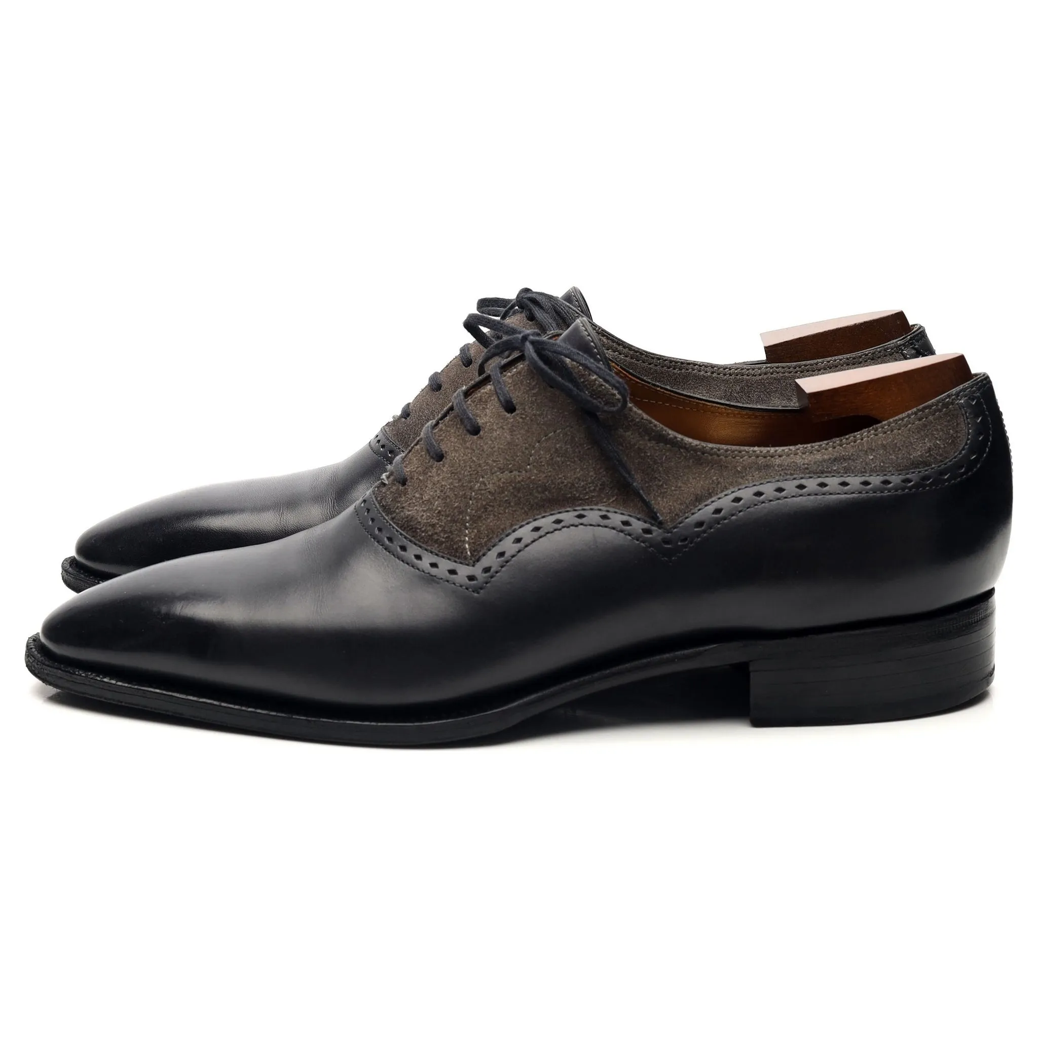 'Wilfrid' Blue Leather Oxford UK 5.5