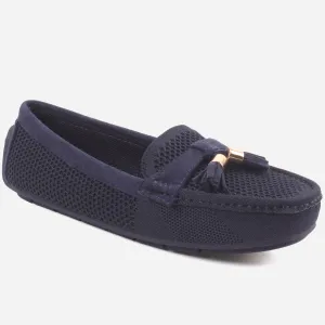 Women "ANEY" Faux Fur Suede Moccasins