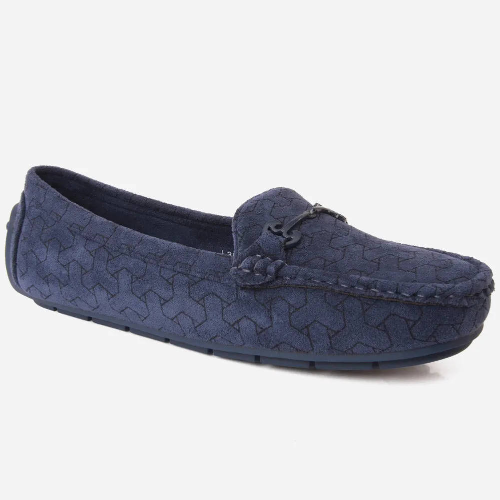 Women "TEMY" Faux Soft Suede Fur Lined Moccasins