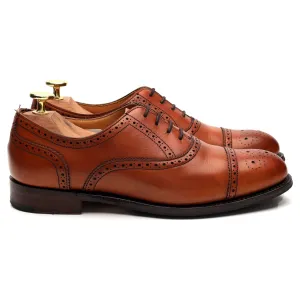 Women's 'Darcey' Tan Brown Leather Oxford Brogues UK 3.5 D