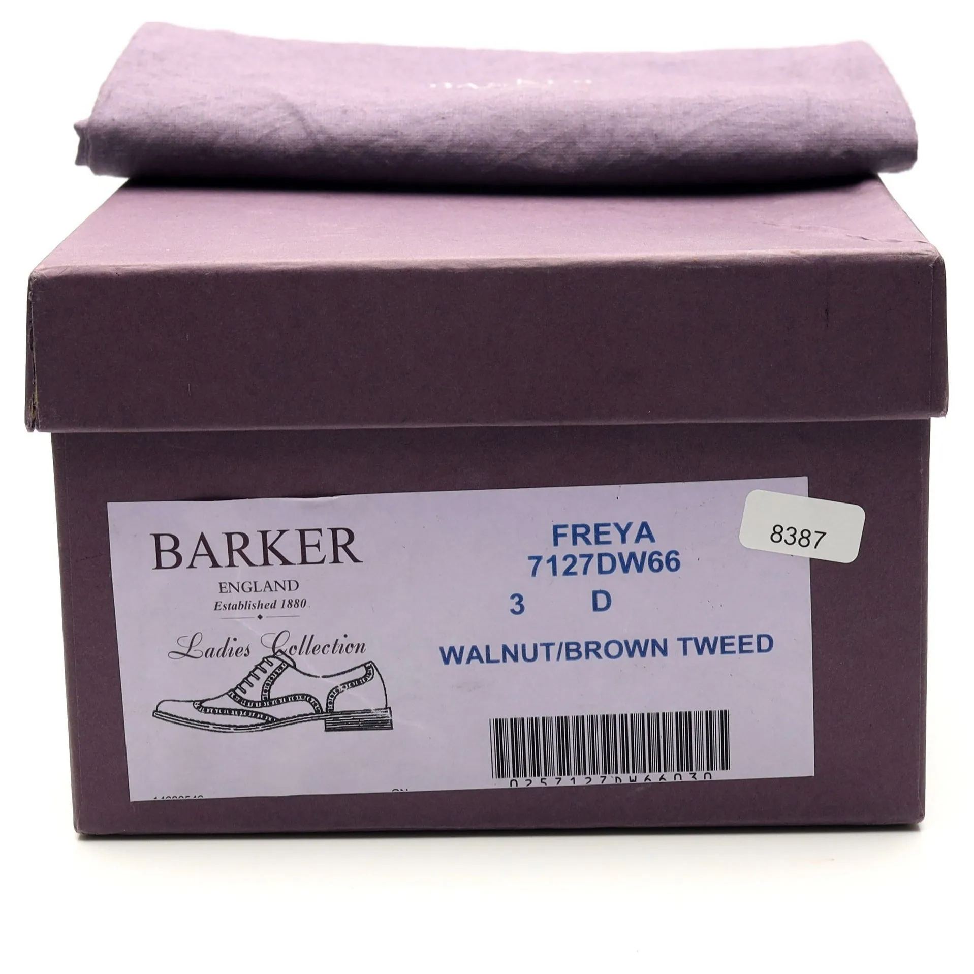 Women's 'Freya' Brown Leather Oxford UK 3 D