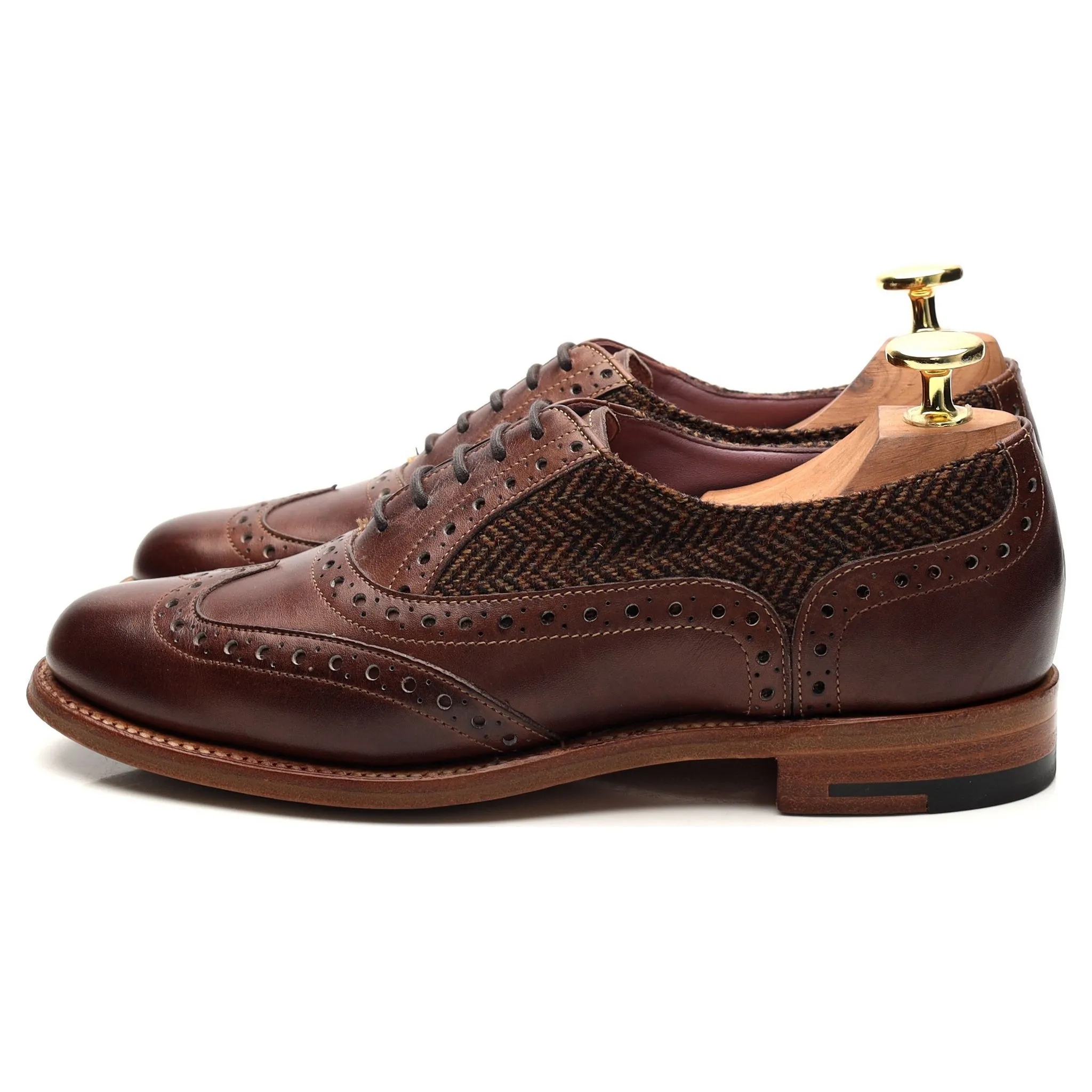 Women's 'Freya' Brown Leather Oxford UK 3 D