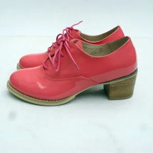 Women's Magenta Oxford Brogues