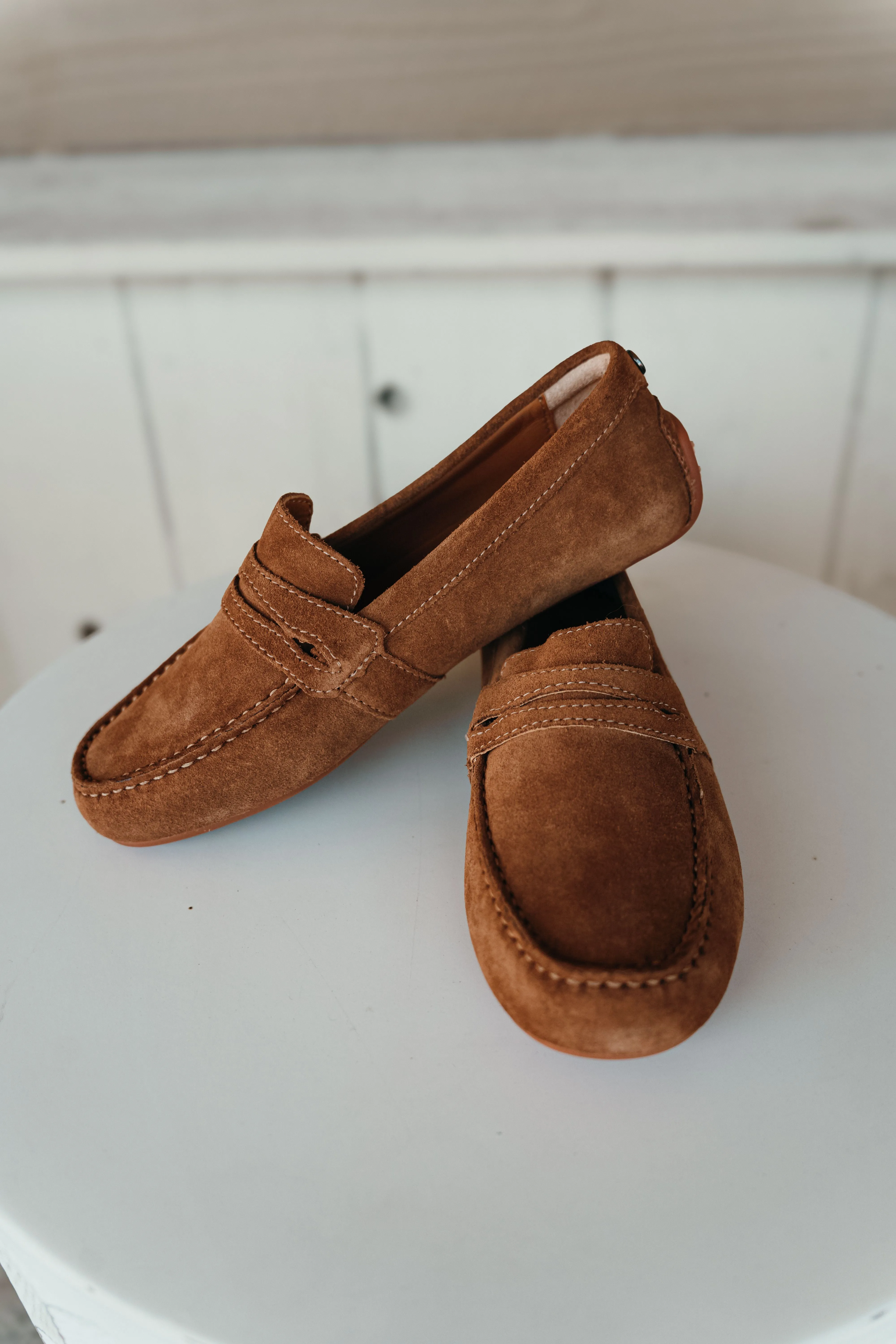 Women's Selene Driving Moc Caramel Suede 10061294