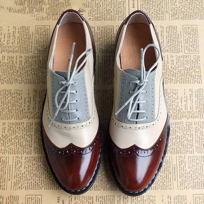 Women's spring Oxford shoes