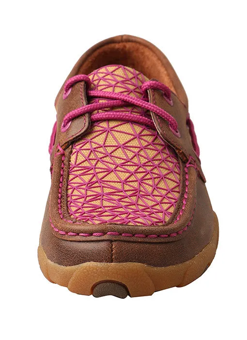 Women’s Twisted X Driving Mocs- Brown / Purple